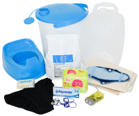 kit de agua e higiene