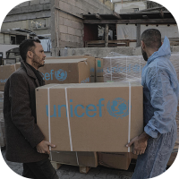 Your monthly donation powers UNICEF’s ability to respond faster when disaster strikes— delivering food, water, and urgent aid when children need it most.