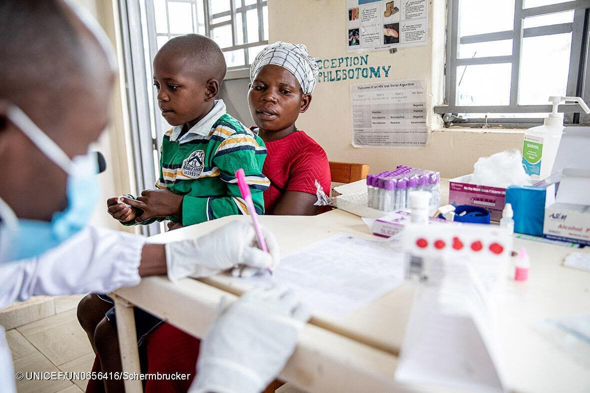 Margret and her son Ronald (9 yrs) are HIV positive. Ronald's viral load is tested by the laboratory at the Madudu Health Facility Mubende, Uganda. Ronald is currently on medication. A while ago Ronald started getting sick and it was discovered that he was not taking his medication at all - but hiding the tablets under his tongue and then spitting them out. Due to the fact that Ronald was not taking his drugs, his viral load completely dropped and he became sick and virally unsuppressed. Fortunately for Ron