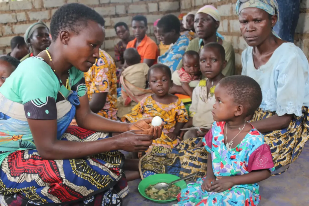 Nadine at a UNICEF Centre