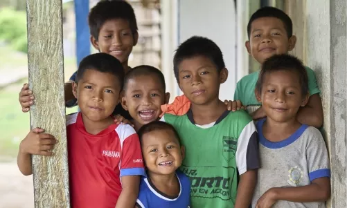 Dona para los niños de Panama