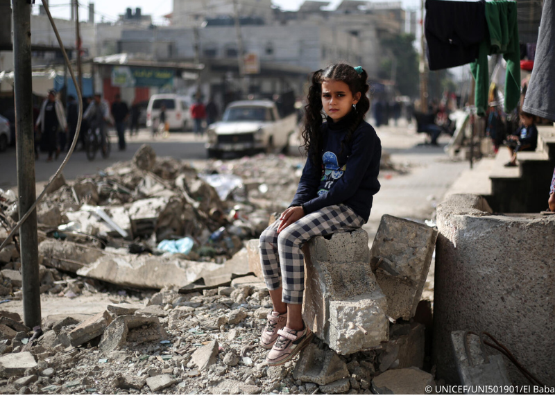 Children in Gaza crisis