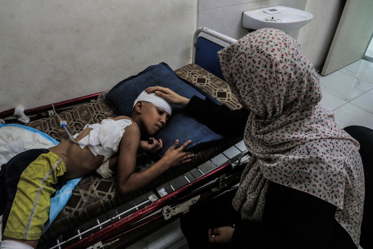 Child injured in Gaza City