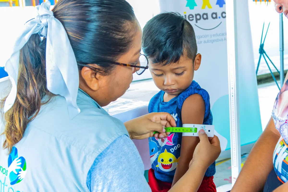Programa de protección y nutrición UNICEF México. 