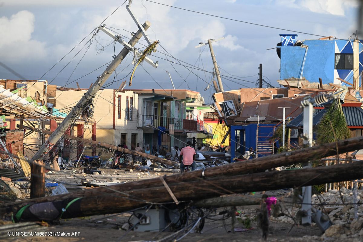 Hurricane Melissa Appeal Unicef Global