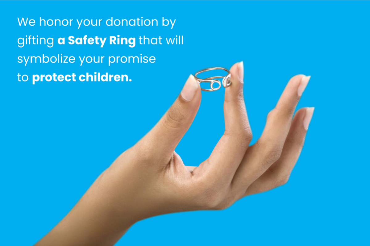 Safety Ring a symbol of your promise to protect children UNICEF Global