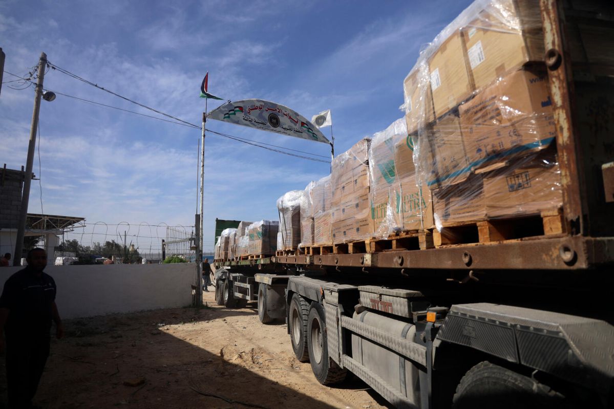 First delivery of life saving aid