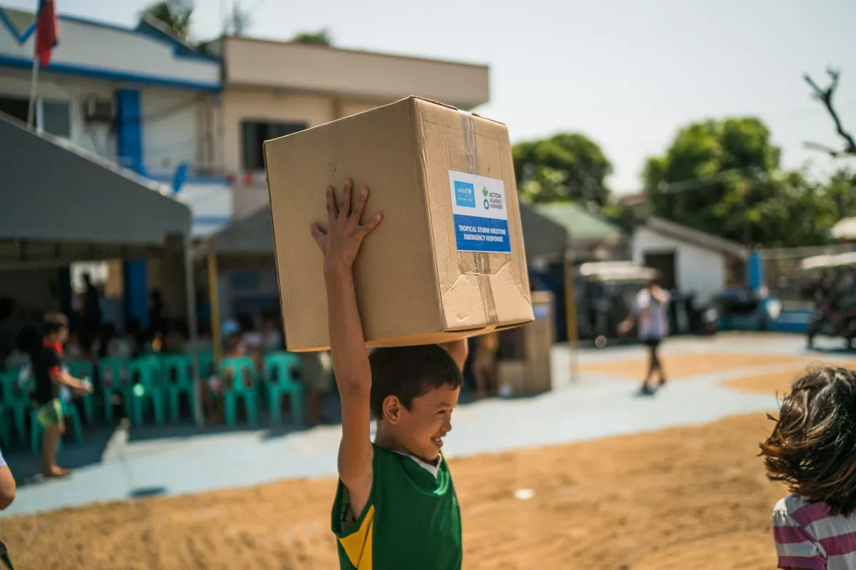 UNICEF and its partners are on the ground distributing hygiene kits and water kits