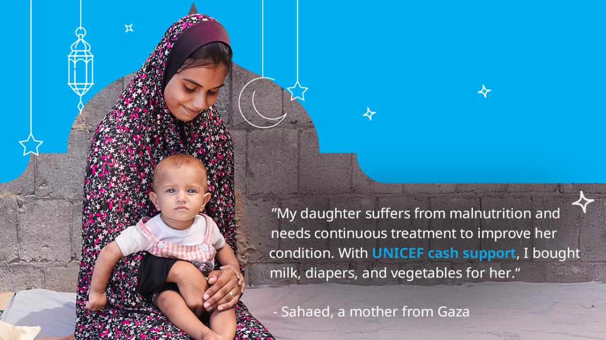 A picture of Sahaed and her daughter