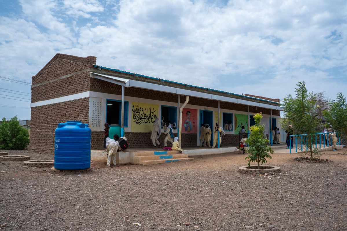 Classroom blocks in Sudan