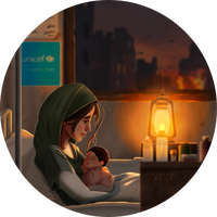 Mother at UNICEF-supported health centre