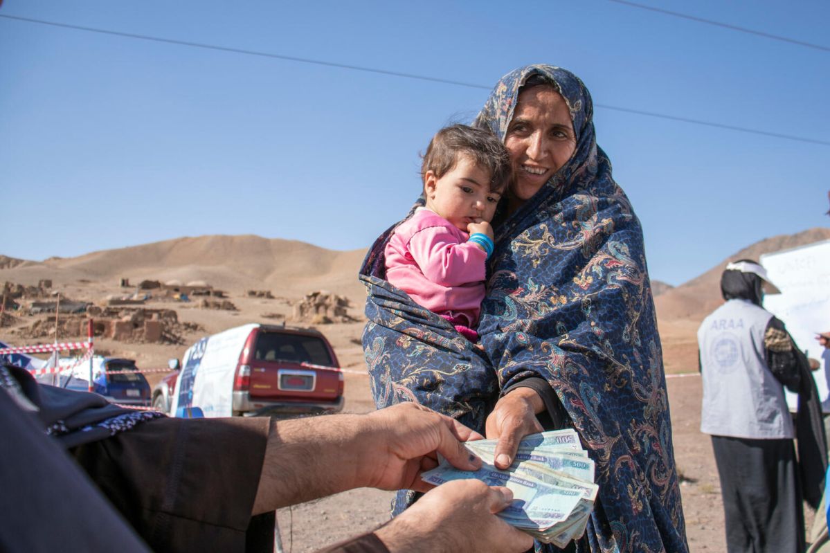 Cash assistance in winter