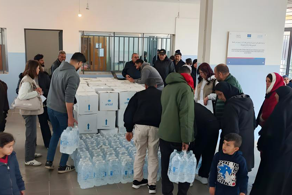 UNICEF team in Lebanon
