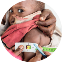 By donating the above amount each month, over the course of one year, will enables us to provide life-saving kits for malnourished children (kit can include 3 cans of therapeutic milk, 10 food paste sachets and 25 arm-measuring tapes).