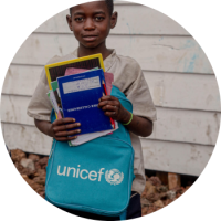 Your support can provide children with school supplies, helping them learn to read, write, and build a more promising future.