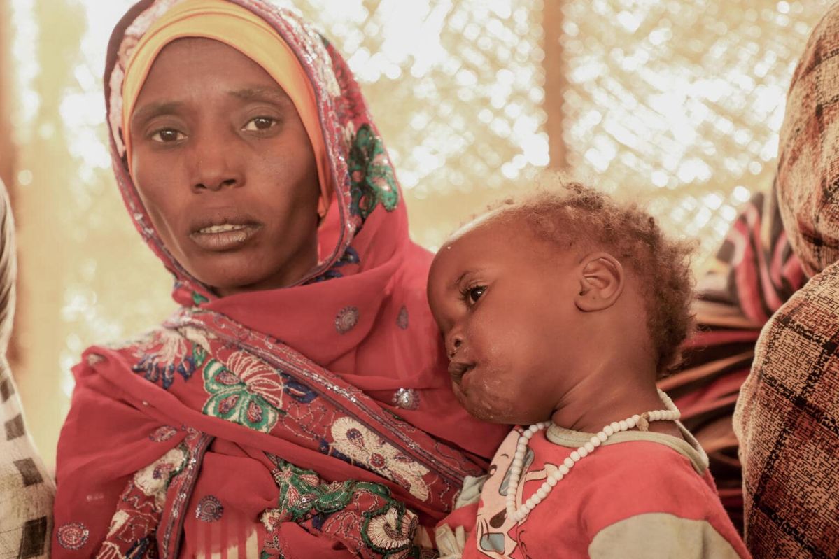 Nahama and her 15-month-old daughter, Fatima, in Tiné, near the border with Sudan. Since April 2023, nearly 1 million people — including Sudanese refugees and returning Chadians — have fled to Chad to escape the conflict in Sudan. And the crisis isn’t slowing down. In just the last week of April 2025, around 8,600 more Sudanese refugees arrived in Wadi Fira and Ennedi Est, seeking safety from the escalating violence.